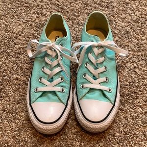 Tiffany Blue Converse shoes